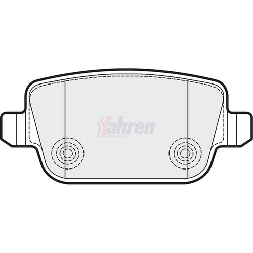 Brake pads set for volvo - pads, xc70