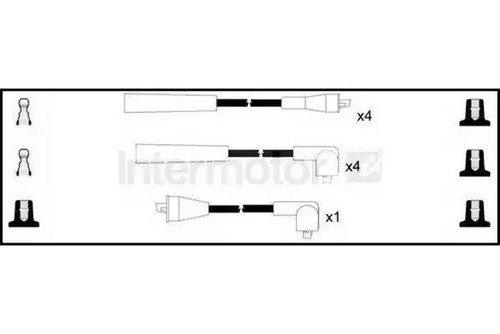 Ignition lead set assembled - ht,