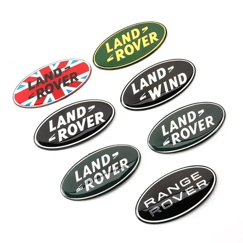 Aluminium land rover emblem - aluminium,