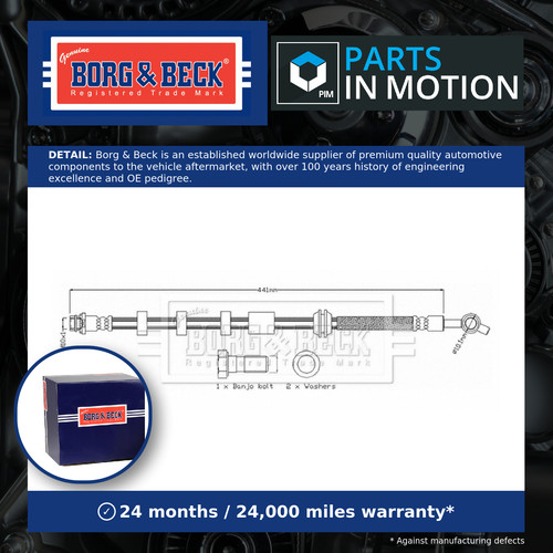 Brake hose front - brake,