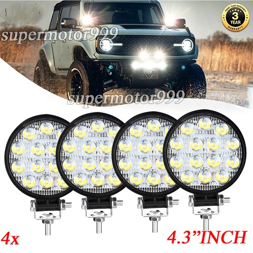 4pcs round led work - round, pods