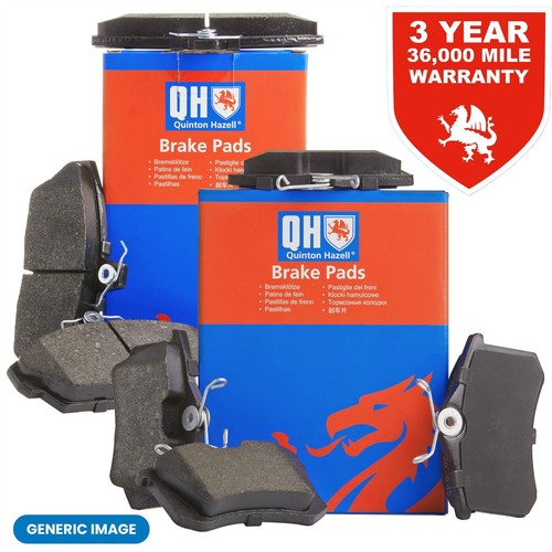 Front rear brake pad set - rear, for