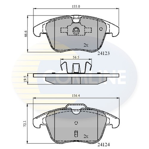 Brake pads set - brake,