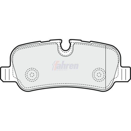 Brake pads set for - brake, rover