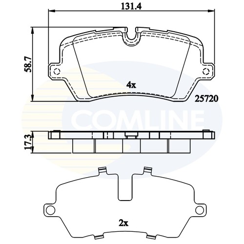 Brake pads set - brake,