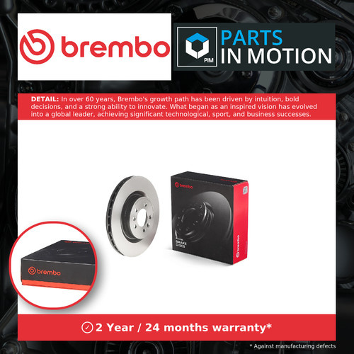 Brake discs pair vented - brake,