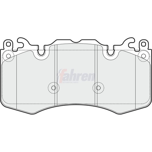 Brake pads set for - set, land