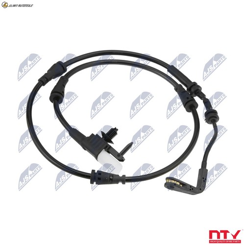Warning contact brake - pad, wear